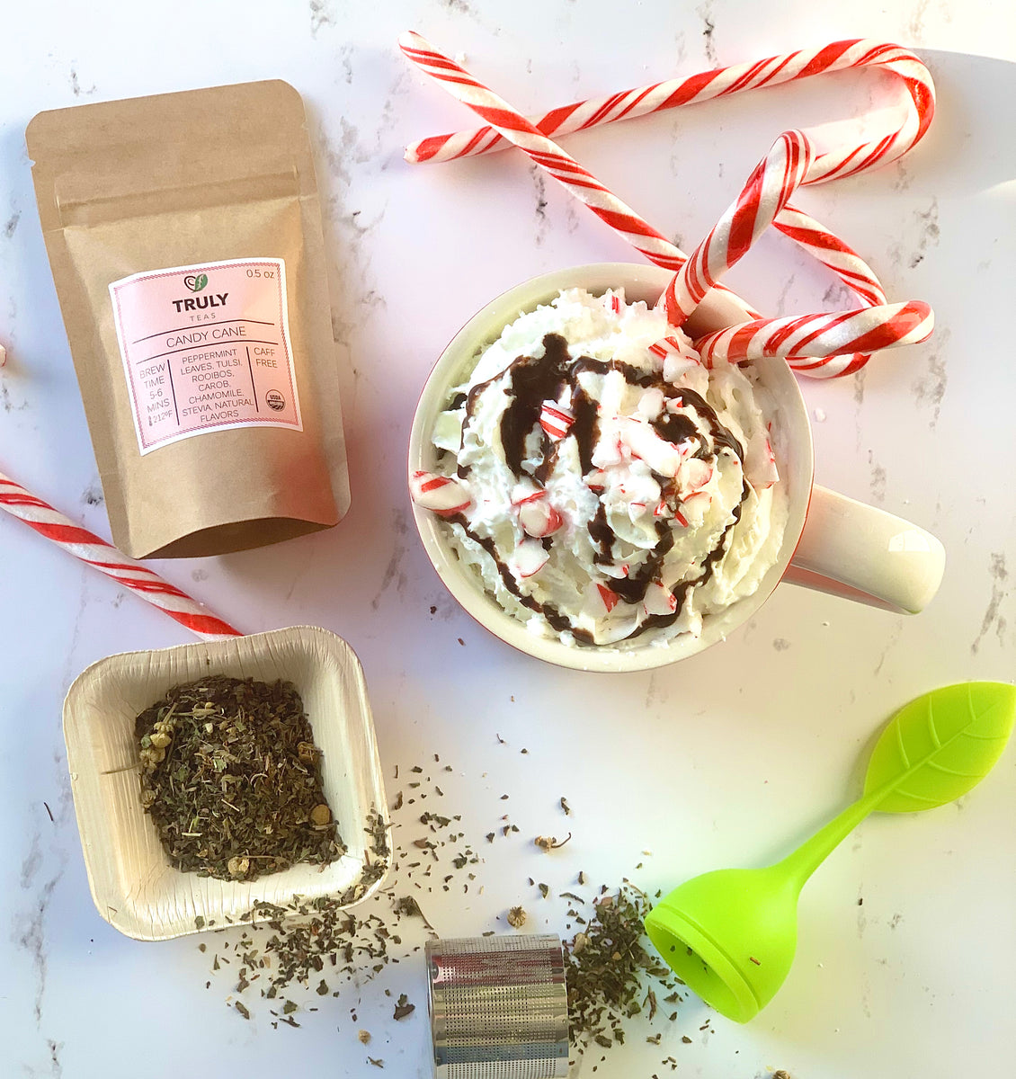 Chocolate Candy Cane Tea Latte – TRULY TEAS